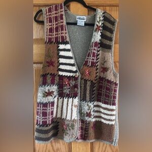 Cabin Creek Multicolor Patchwork Cardigan